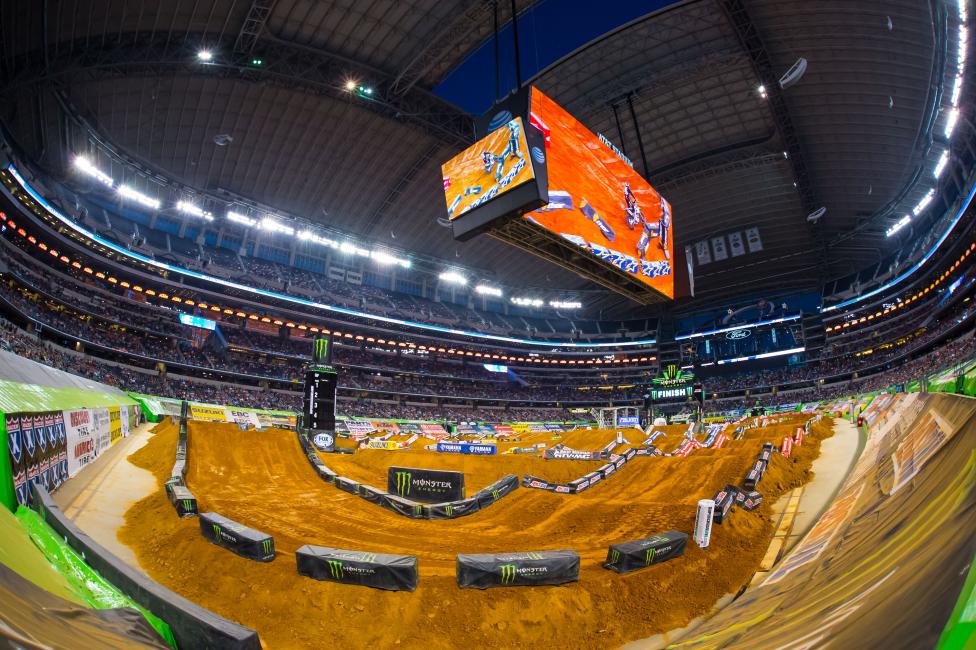 Feld brought in new dirt for Dallas this year. 