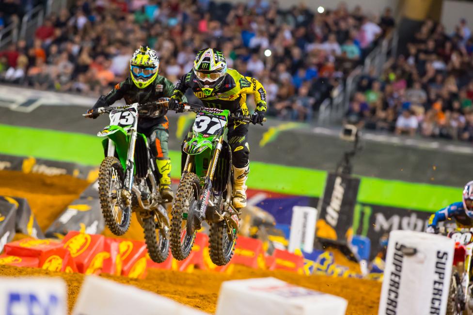 Lemoine, a privateer, competes neck-and-neck against the riders in the factory programs. 