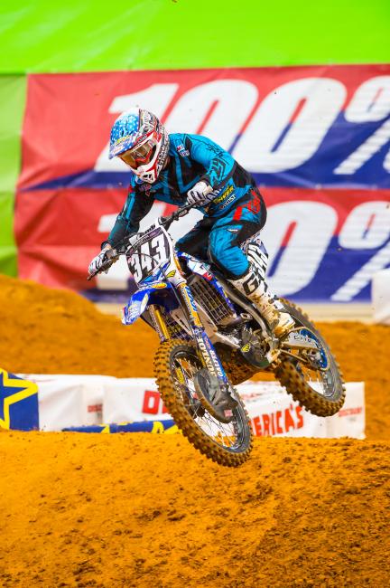Luke Renzland was one of the five rookies to make the main in Arlington. 