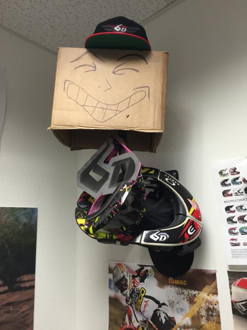 6D office mascot and stand-in for when the guys play hooky?