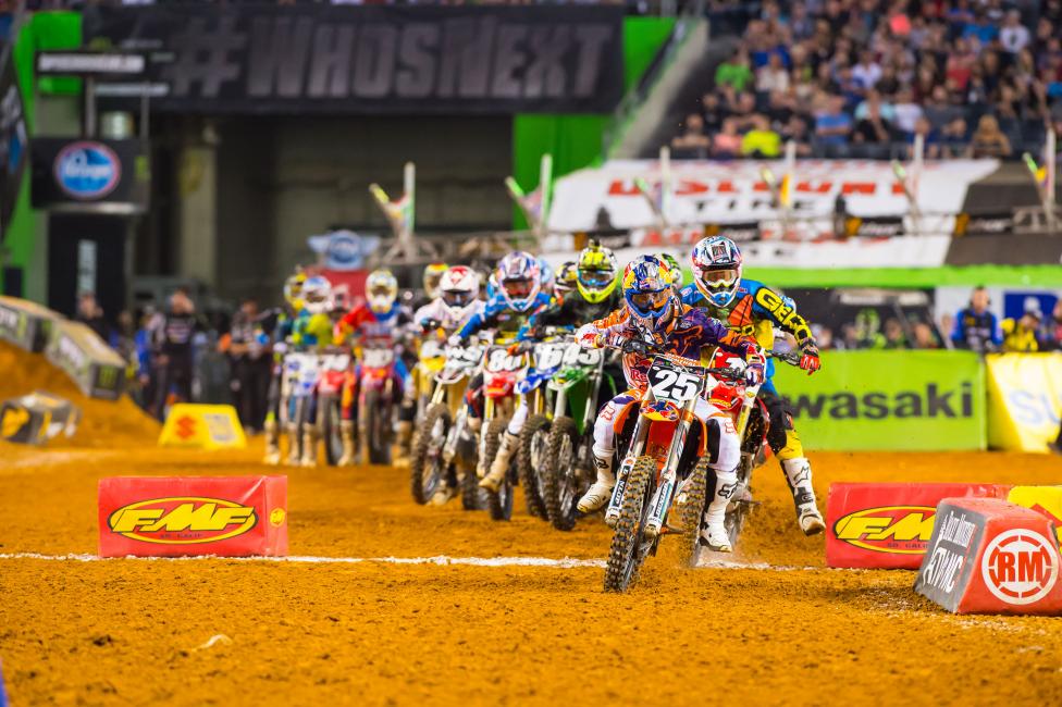 The restart worked out well, and thankfully Kyle Cunningham wasn’t more seriously injured.