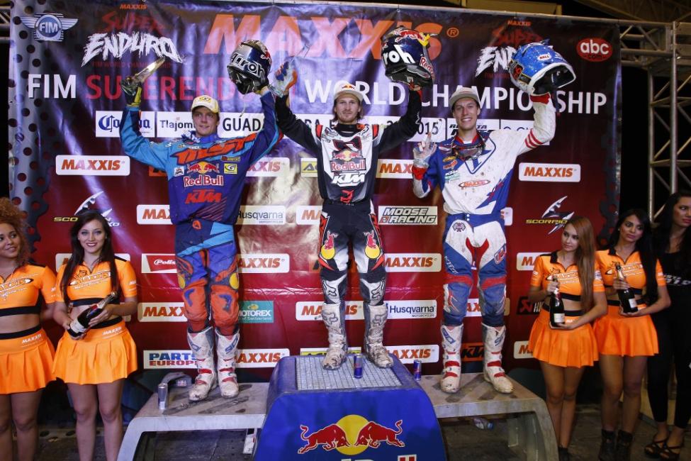 Taddy Blazusiak won in Mexico and holds a 46 point lead in the Prestige SuperEnduro Standings.