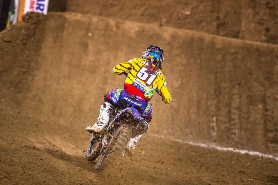 Barcia's highest finish of the season came in Anaheim—a fourth. 