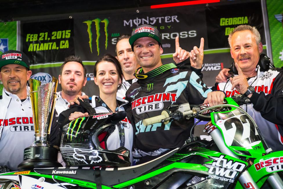 Reed had the race from beginning to end. 