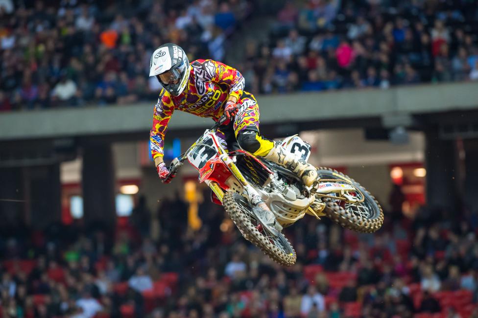 Tomac hasn't been on the podium since Anaheim 3.