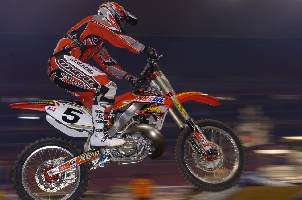 Mike LaRocco won his last supercross at 33 years of age. 