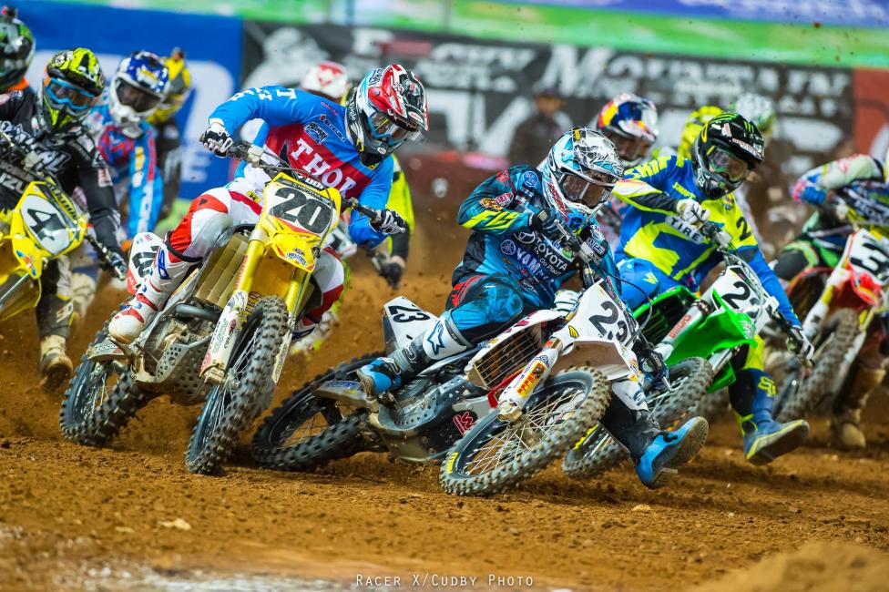 Look at Tickle! He's not the best starter but he's getting better, and nearly snagged the holeshot here. He held tough for fourth, tying his career best.