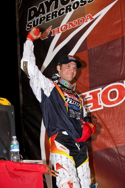 Chad Reed has won Daytona three times, but he really should have four after his bike gave up the ghost just before the finish in 2008.