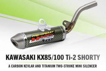 Pro Circuit Releases KX85/100 Ti-2 Silencer - Racer X