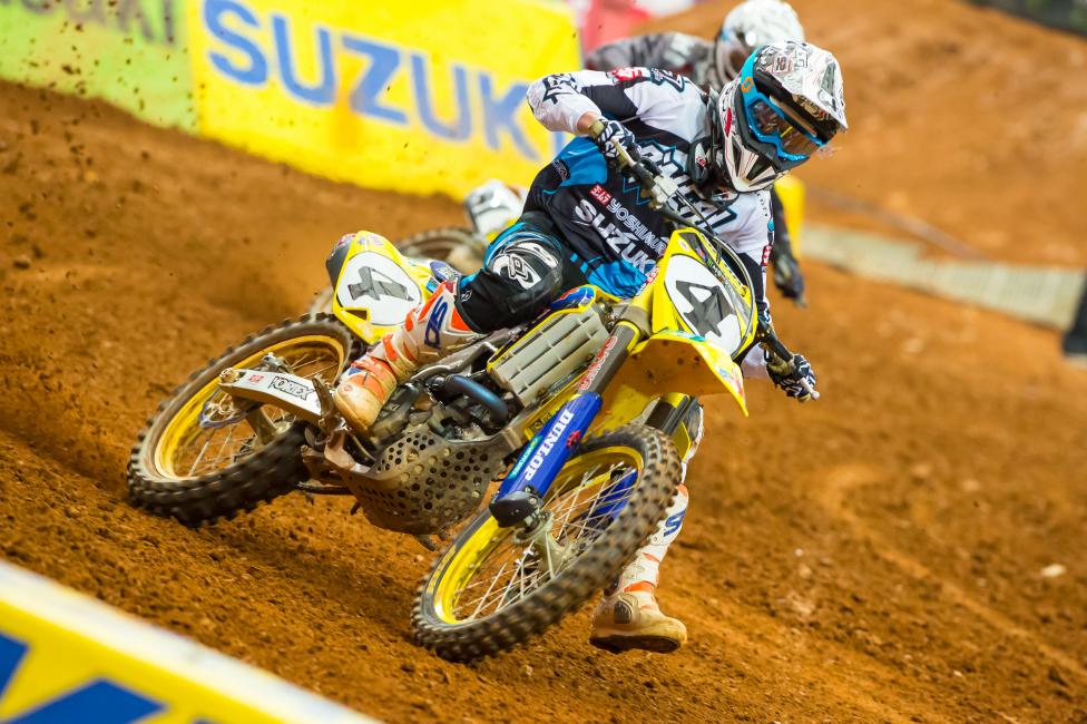 The rider with outdoors-only skill and no 450 experience is on a top-ten streak. 