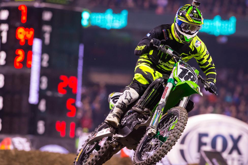 Millsaps is new to Monster Energy Kawasaki this year. Each rider uses data as a teaching tool in a different way. Understanding their personality is critical.