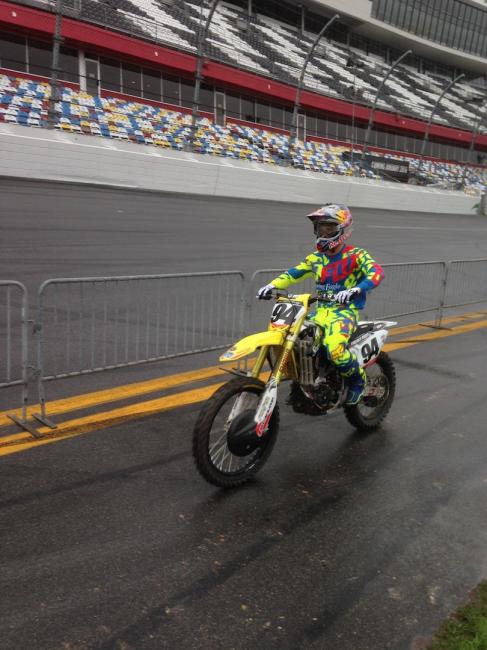 Ken Roczen came in second here last year. 