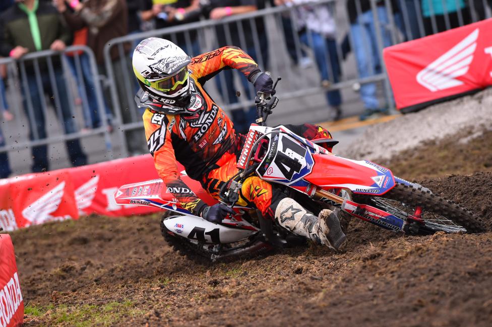 Trey Canard was fastest in first practice. 