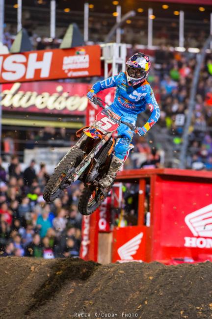 Ryan Dungey rode to his first win at Daytona tonight.  