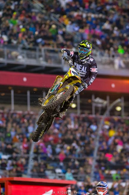 Blake Baggett captured his first career 450SX podium at Daytona.  