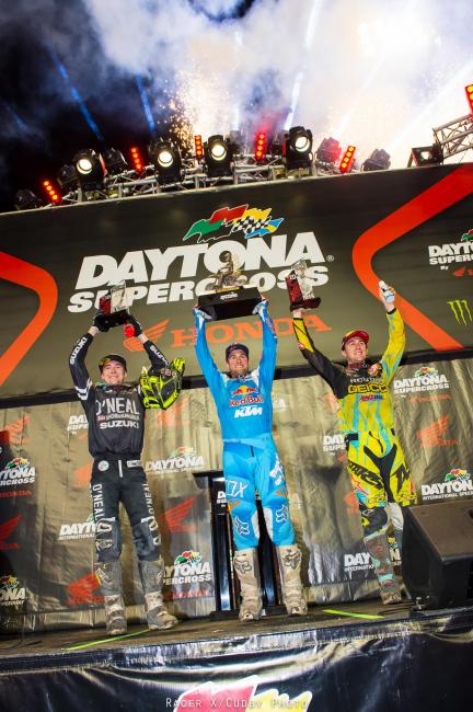 Tomac (right) would finish out the podium.  
