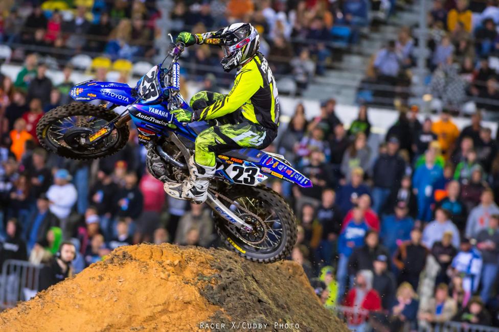 Weston Peick challenged for a podium before dropping back to eighth.
