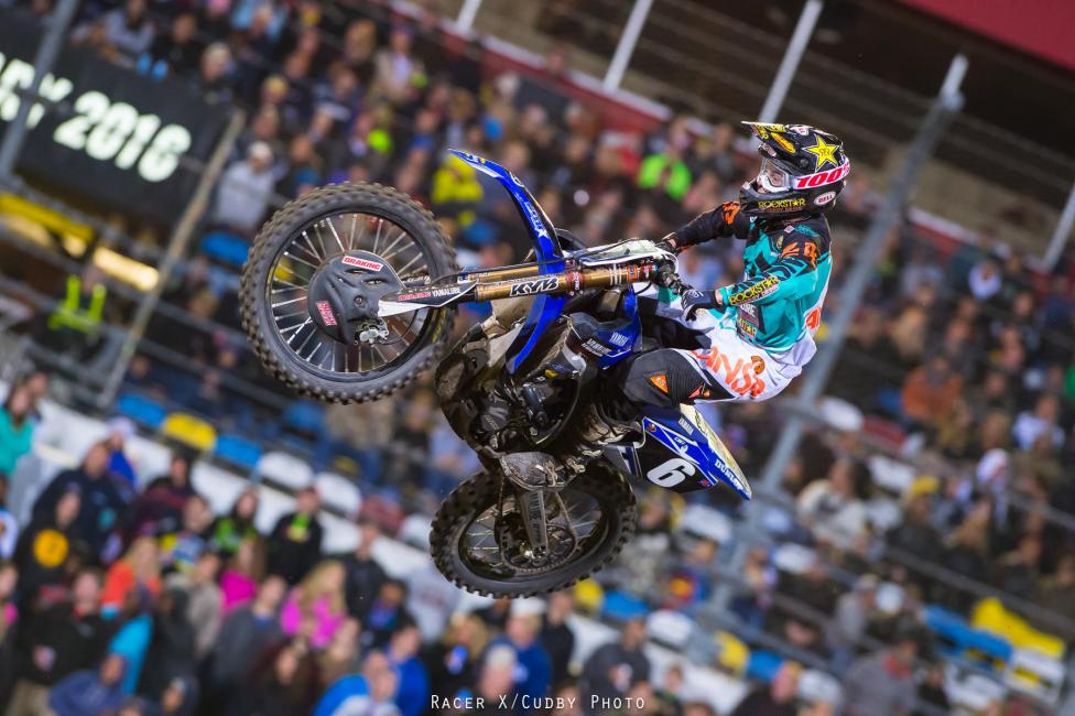 Jeremy Martin finished third on the night.  