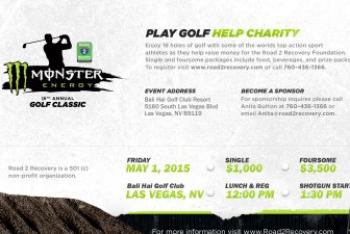 Road 2 Recovery's 16th Annual Monster Energy Golf Classic
