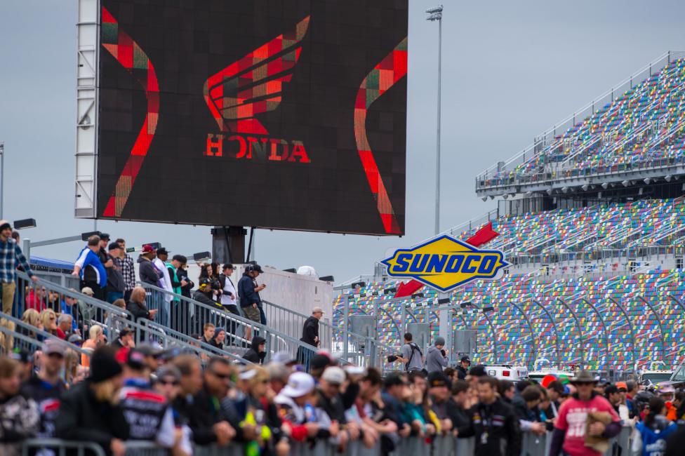 The Daytona Supercross by Honda really brought in the fans this year. 