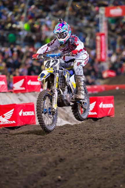 Ben Lamay appeared this time on a Husky. 