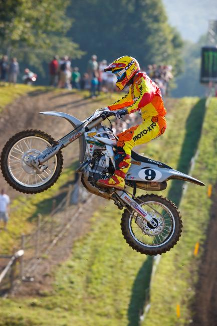 Now this is killer! Honda celebrated an anniversary with this silver Elsinore look for Ivan Tedesco. Dirt bikes haven't changed a bit....