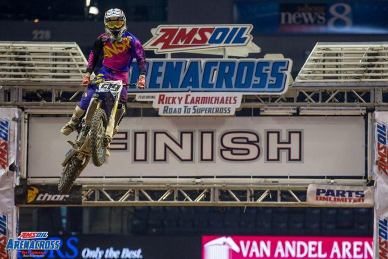 Cartwright scored an eleventh overall at the Council Bluffs Arenacross. 