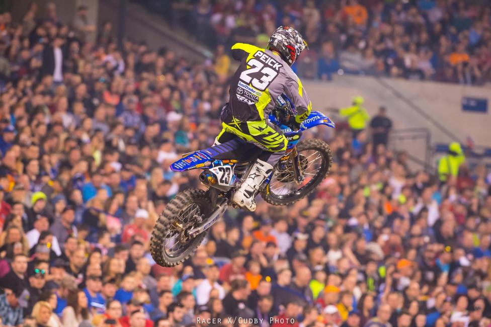 Another run to the front for Peick.  