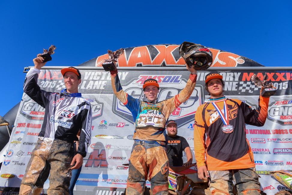 XC2 Podium: (left) Nick Davis, Jason Thomas, (right) Trevor Bollinger.