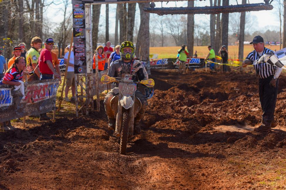 DuVall put on a hard charge to finish atop the podium for the first time in 2015