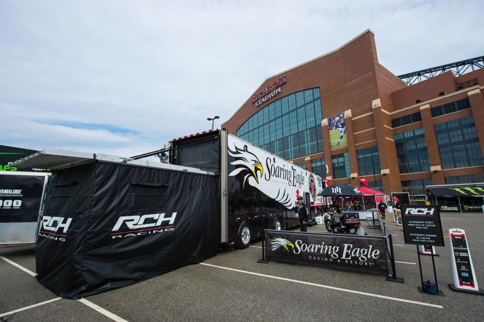 Moto journalists (sometimes) get inside the rigs.