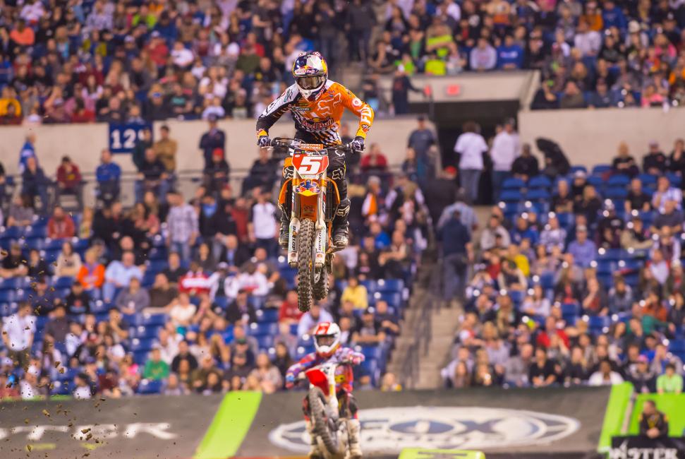 On any other night this could be a fierce battle for first place. 