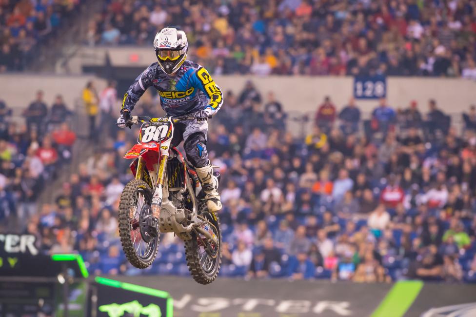 Hampshire got his first career podium this past weekend. 