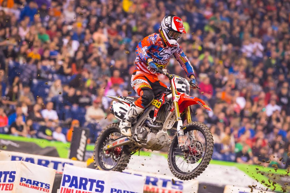 Ryan Dungey had a companion for the better part of the main. 