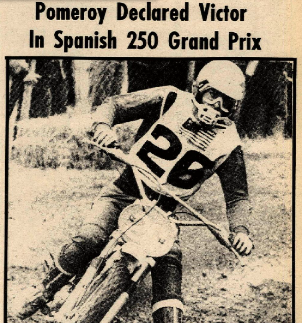 Jim Gibson in 1982 at the Motocross of Nations, where he joined Team USA’s Danny “Magoo” Chandler, Johnny O’Mara and David Bailey on the winning side.