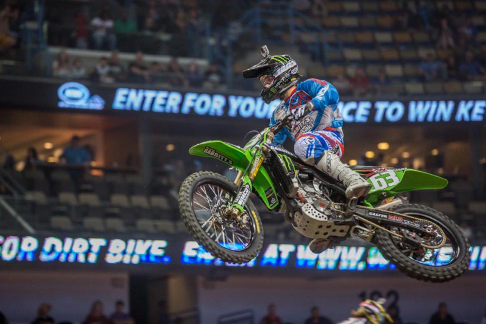 Blose took control of the race to the championship on Saturday.Photo: Arenacross PR