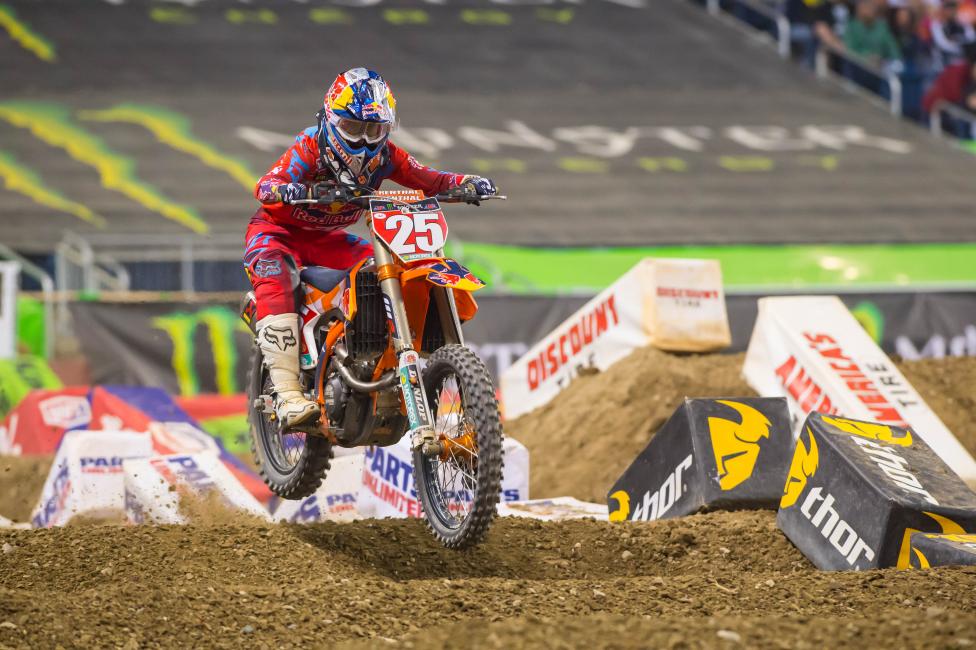 Marvin Musquin followed Decotis' example quickly. 