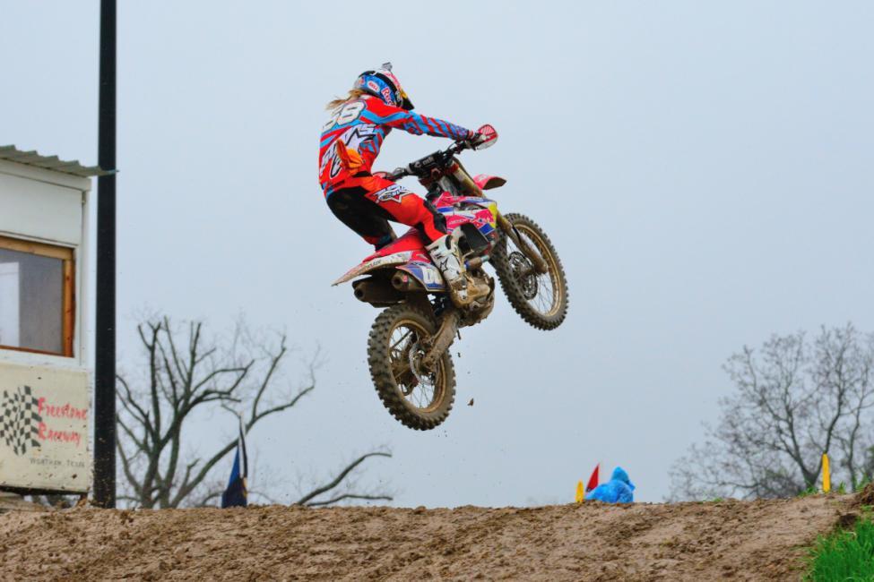 Tarah Gieger had an impressive ride in Freestone finishing fourth overall.