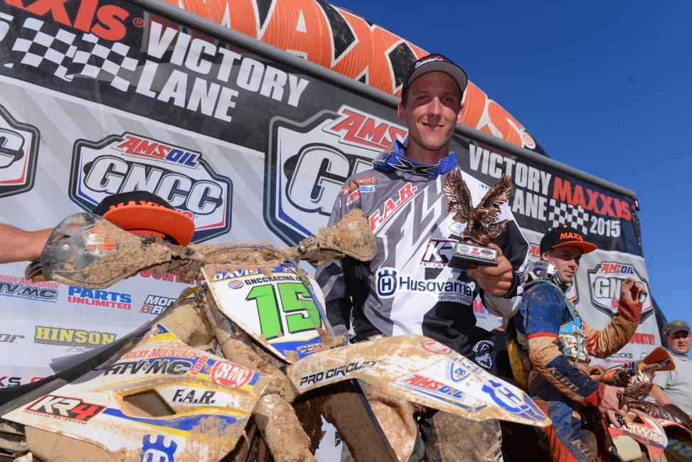 Nick Davis has had a good start to his 2015 GNCC season, showing he is one of the top contenders for the XC2 Pro Lites title.