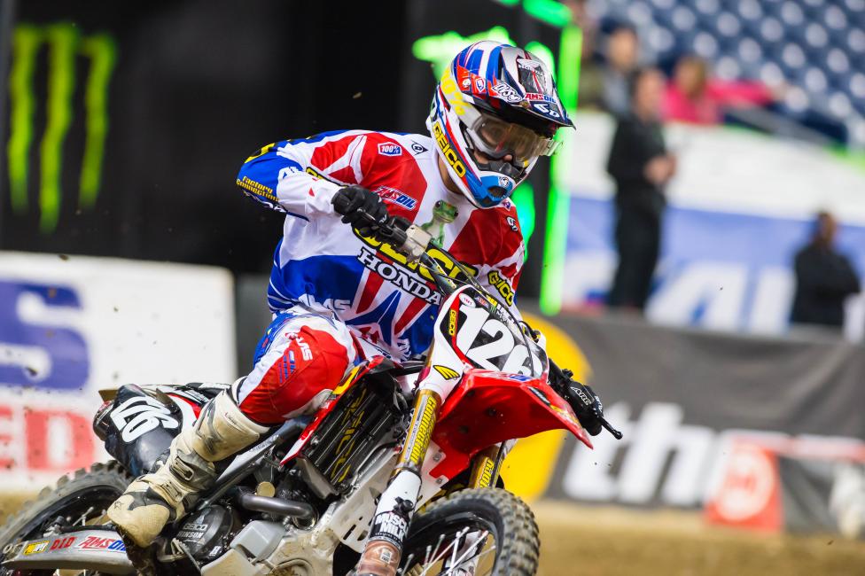 Jordon Smith started the East Region late due to an injury and has since gotten one top-ten finish. 