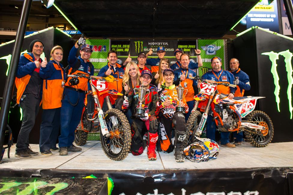 The Red Bull KTM duo put another one in the bag. 