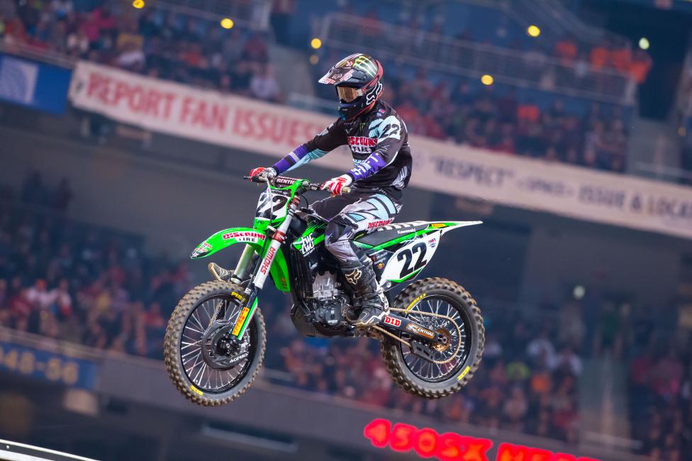 Chad Reed had a quiet night, which wasn't exactly good in this case. 