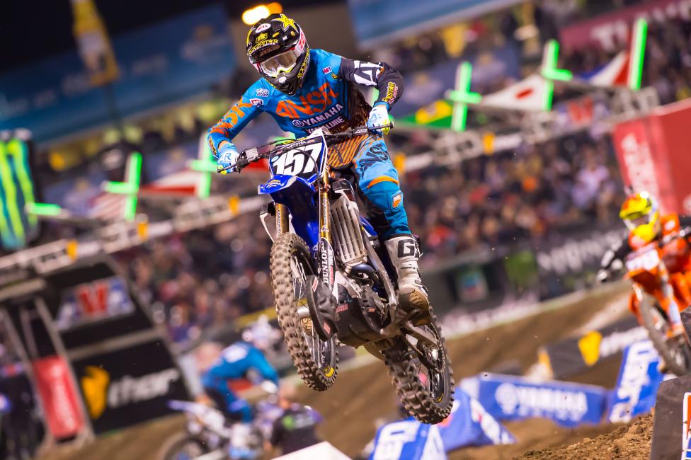 Aaron Plessinger was a member of the bLU cRU last year and won the Amateur All Star Class at the Monster Energy Cup. 