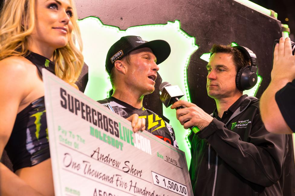 Andrew Short gets good starts.