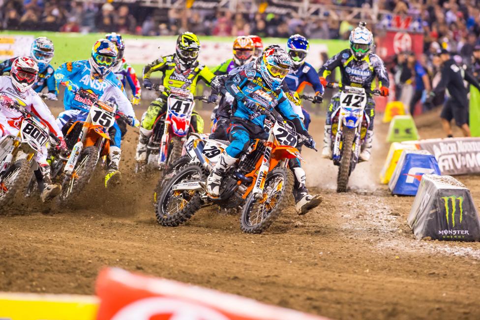 Andrew Short gets good starts.