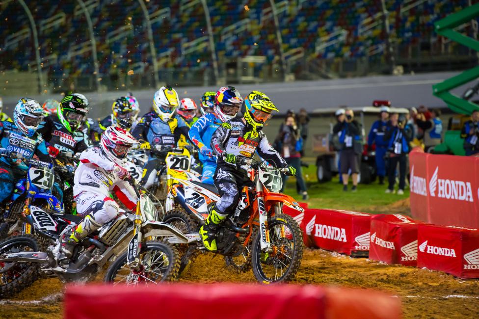 Andrew Short gets good starts.