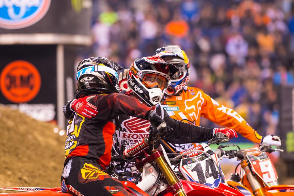 Cole Seely (14) has been darned good in his rookie year. Indianapolis marked his second podium of the year.