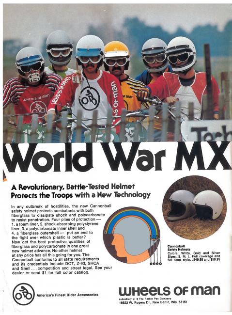 That’s Buck Murphy on a Penton back in 1974.