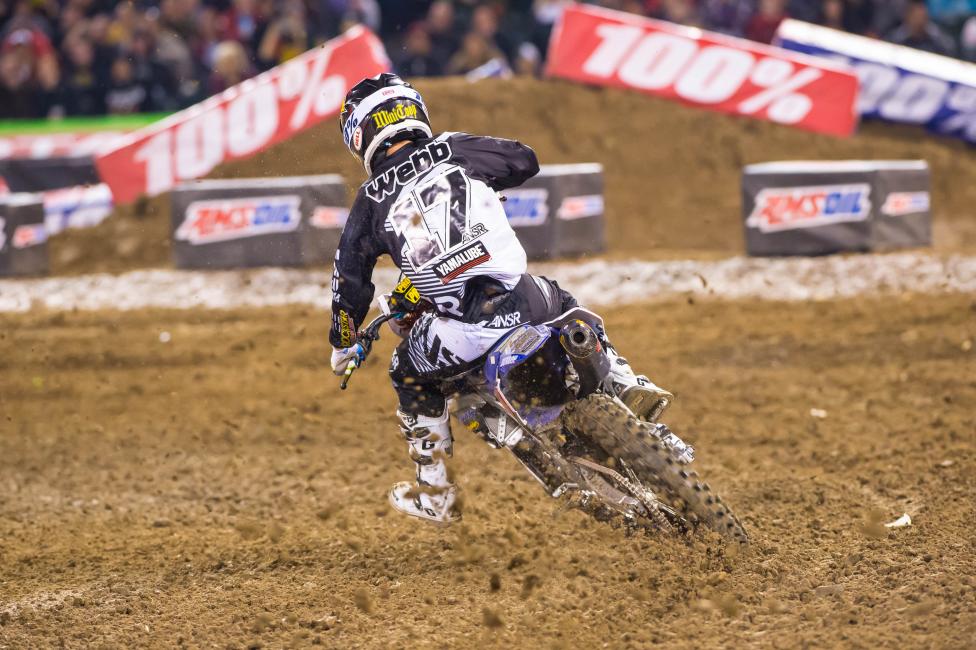 Webb has a firm control in the point standings. All he has to do is seal the deal. 