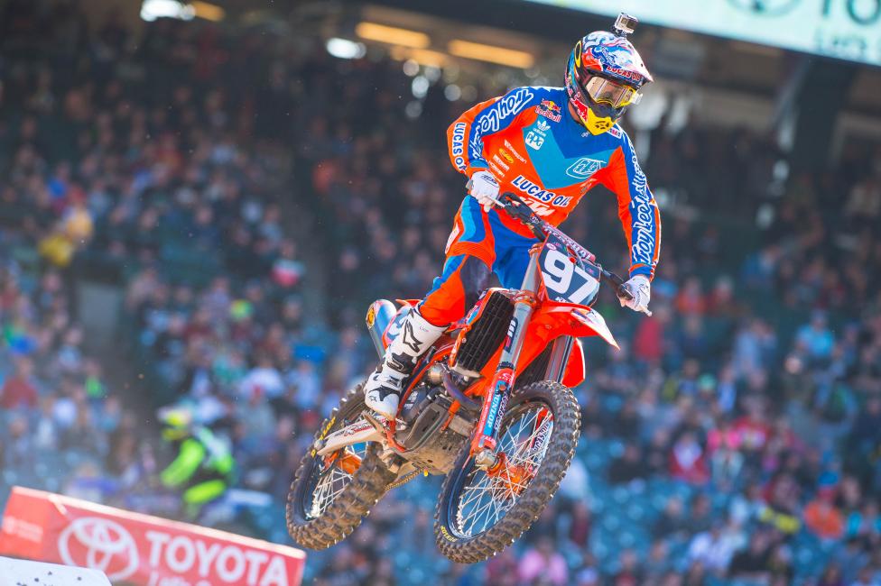 Darryn Durham was expected to return to action this weekend, but the Lucas Oil TLD KTM team has decided to hold him until the Nationals. 